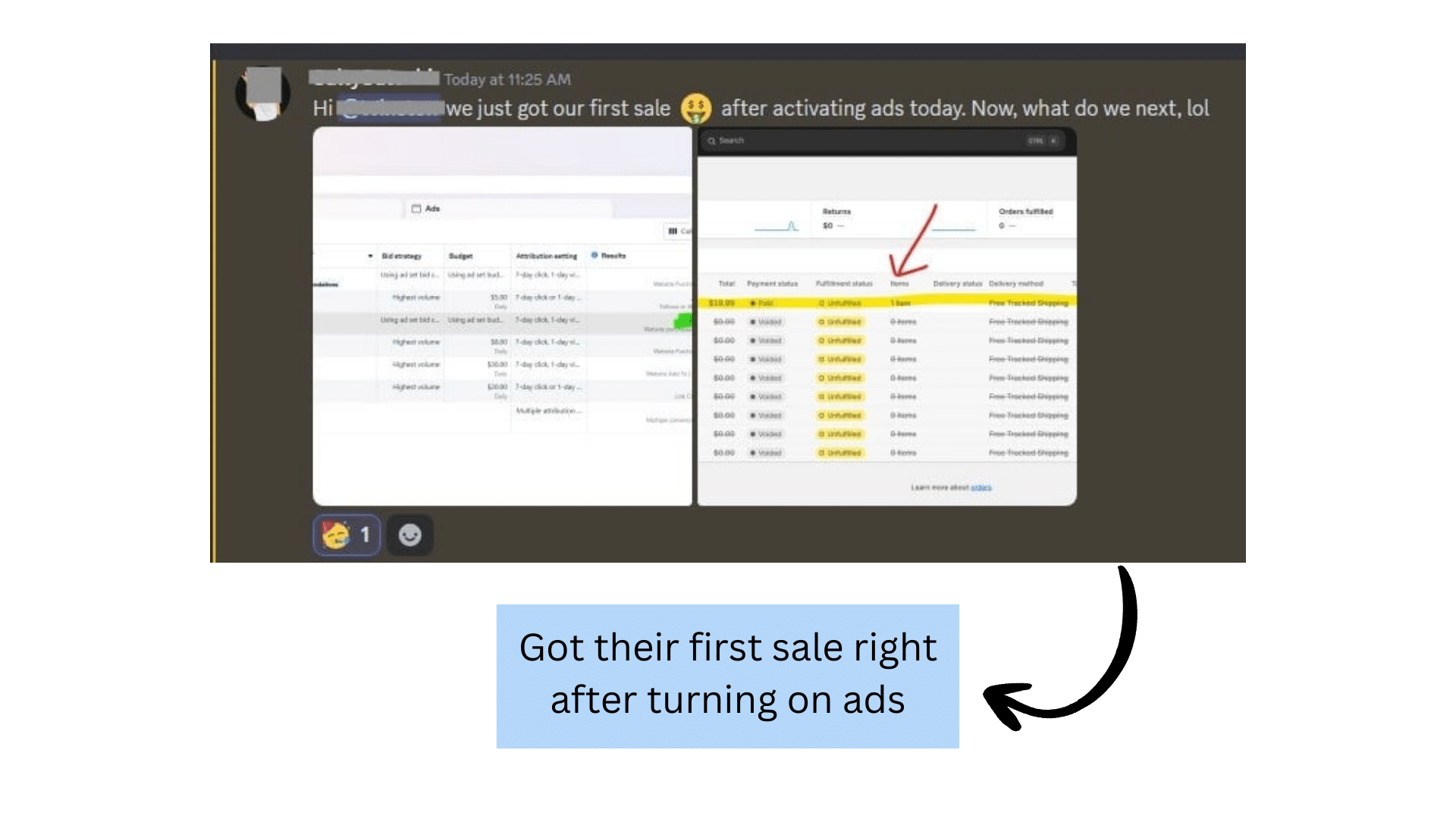 Client message